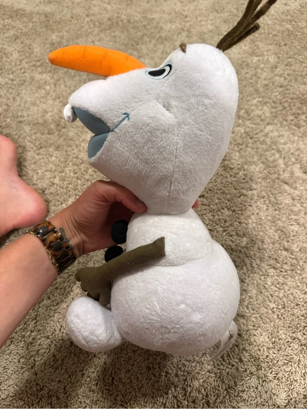 Disney Frozen Plush Bundle Sven Anna Olaf Stuffed Animals Large Lot of 3